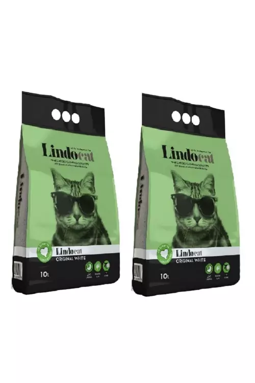 Lindo Cat Kokusuz İnce Taneli Kedi Kumu 10 Lt * 2 Adet