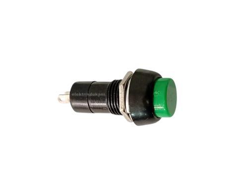 Plastik YEŞİL Yuvarlak Yaylı Buton Anahtar 12mm