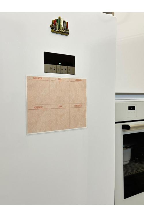 Eksik Listesi Magnetli Rutin Listesi Mutfak Buzdolabı Üstü Yırtılmaz Yıpranmaz Yaz Sil