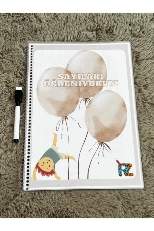 Sayıları Öğreniyorum Eğitici Etkinlik Yırtılmaz Yıpranmaz Yaz Sil ( 3 - 5 Yaş)