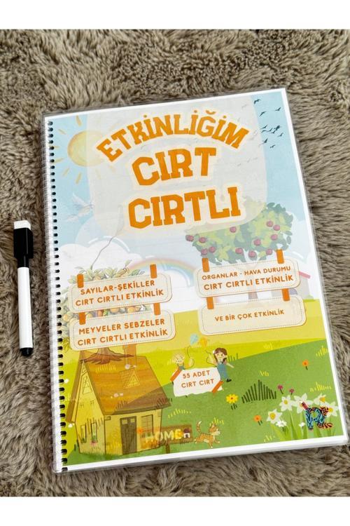 Cırt Cırtlı Eğitici Etkinlik Yırtılmaz Yıpranmaz Yaz Sil ( 2 - 5 Yaş)