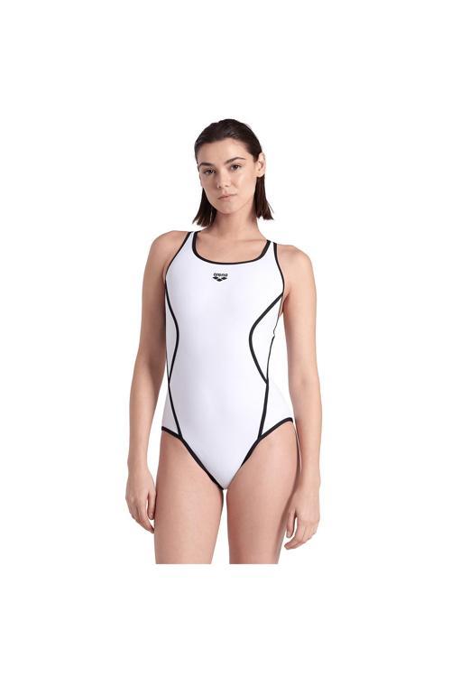 Profile Swimsuitalyv Back Kadın Beyaz Yüzücü Mayosu 006643150