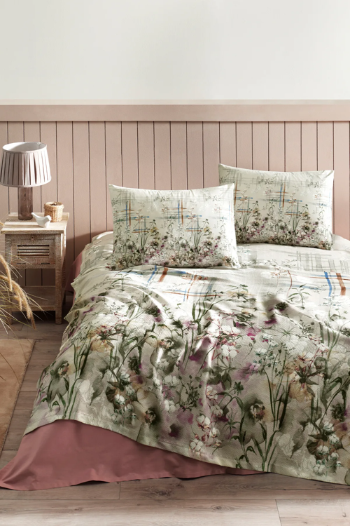 Linum Pike Takımı Tek Kişilik Bej