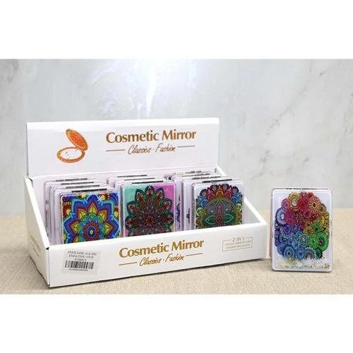 Mandala Desenli Hareketli Sulu El Aynası