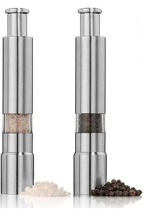 MDB Karabiber Tuz Baharat Öğütücü Otomatik Basmalı Çelik Değirmen