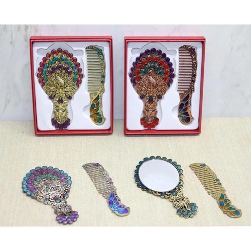 MDB Tavuskuşu Ayna Ve Tarak Seti Küçük Boy