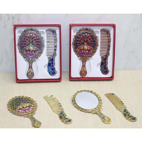 MDB Tavuskuşu Ayna Ve Tarak Seti Küçük Boy