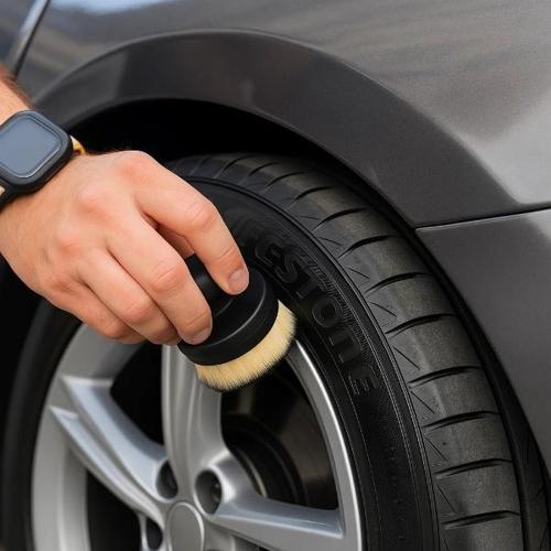 MDB Siyah Plastik Lastik Parlatma Fırçası