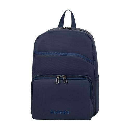 MDB SUNİ DERİ ŞIK TASARIM LAPTOP BÖLMELİ SIRT ÇANTASI MAVİ