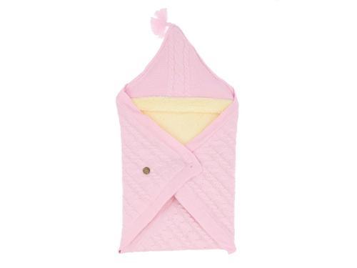 SAÇ ÖRGÜ DESENLİ PORT BEBE BATTANİYE - Pembe - 0 - 3 Ay - DAL751-Pembe-0 - 3 Ay Pembe