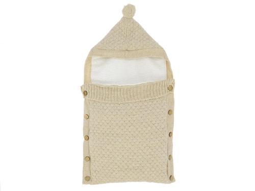 KABARTMA DESENLİ TRİKO KUNDAKLI BATTANİYE - Bej - 0 - 3 Ay - DAL453-Bej-0 - 3 Ay Bej