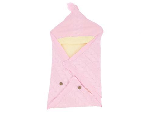 KALIN ÖRGÜ TRİKO PORT BEBE BATTANİYE - Pembe - 0 - 3 Ay - DAL753-Pembe-0 - 3 Ay Pembe