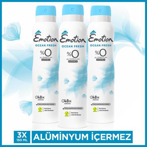 Ocean Fresh Kadın Deodorant 3x150ml