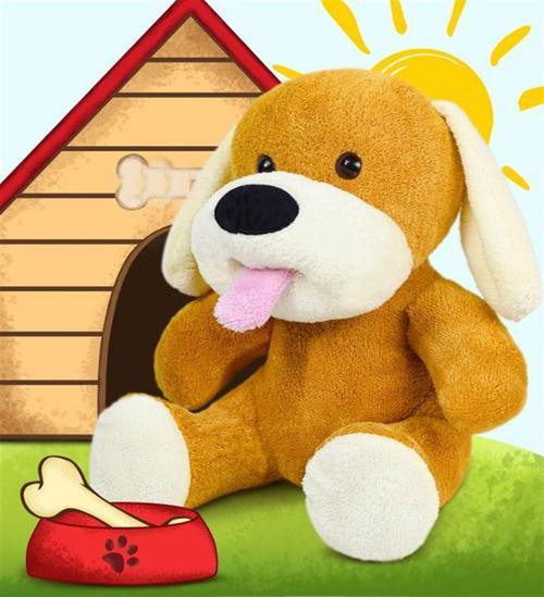 25 Cm Dil Çıkaran Pelüş Köpek Oyuncak Süper Kalite Peluş