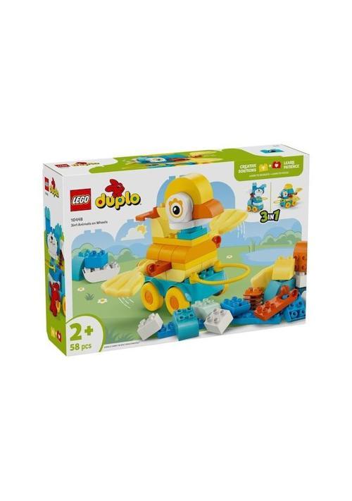 Duplo Kasabası 3’ü 1 Arada Tekerlekli Hayvanlar 10448 58 Parça