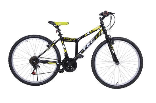 Tec Strong 24" Jant 21 Vites V-Fren Siyah - Sarı Dağ Bisikleti
