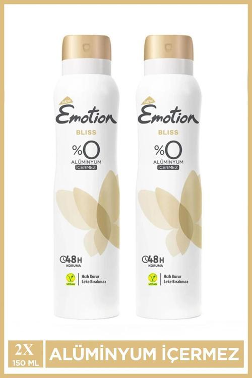 2 Adet Emotion Bliss Kadın Vegan Deodorant 150 Ml Hızlı Kurur , Leke Bırakmaz