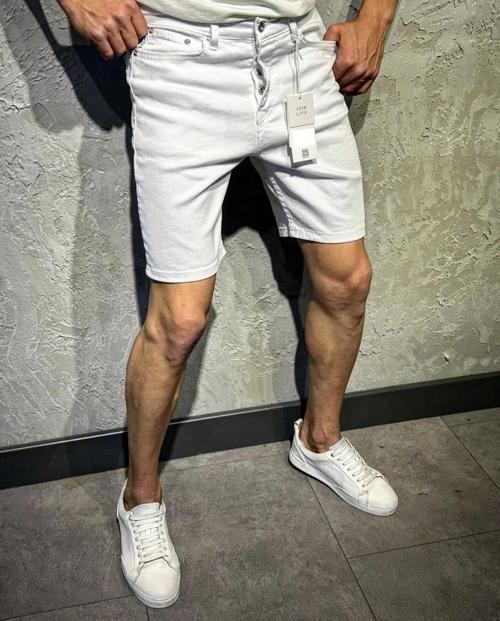 Cedy Denim Erkek Kot Şort Slim Fit Jeans