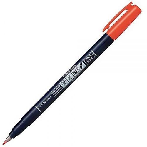 Fudenosuke Brush Pen Fırça Uçlu Kalem Turuncu