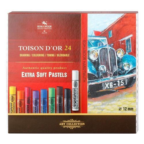 Toison D'or Extra Soft Pastel Boya Seti (Kalın) 24 Renk