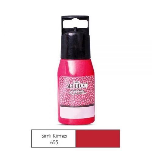 Simli Boyutlu Boya 60 ml. 695 KIRMIZI
