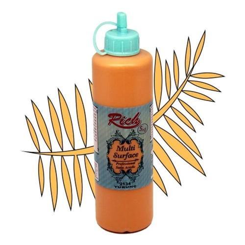 Multi Surface Her Yüzey İçin Akrilik Boya 500 cc. 2134 TURUNÇ