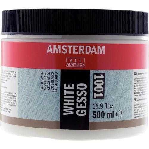 Amsterdam 3001 White Beyaz Gesso 500 ml.