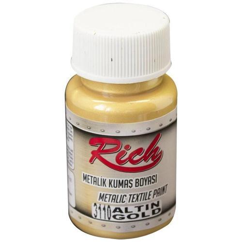 Metalik Kumaş Boyası 50 cc. 3110 ALTIN