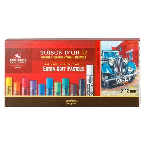 Toison D'or Extra Soft Pastel Boya Seti (Kalın) 12 Renk
