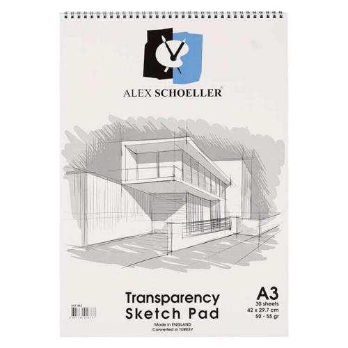Transparency Sketch Pad Eskiz Bloğu 50/55 gr. A3 30 yaprak