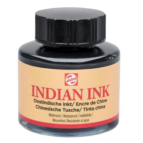 Indian Ink Çini Mürekkebi 30 ml. Siyah (Waterproof)