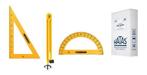 Sınıf Cetvel Seti 3 Parça