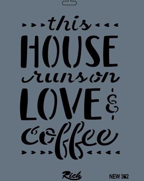 Stencil Boyama Şablonu 25x35 cm. NEW-362