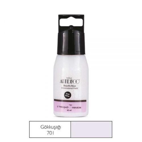 Simli Boyutlu Boya 60 ml. 701 GÖKKUŞAĞI