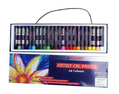 Artist Yağlı Pastel Boya 24 Renk