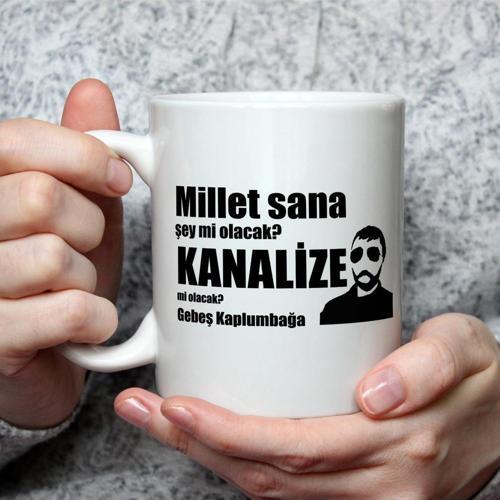 Kanalize mi olacak Gebeş Kaplumbağa Beyaz Kupa