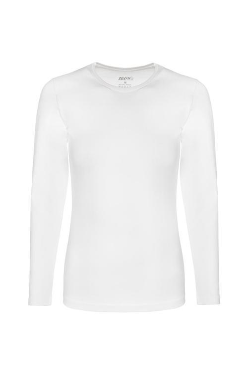 Kadın 2 li Uzun Kollu Pamuklu Likralı Fanila 6217