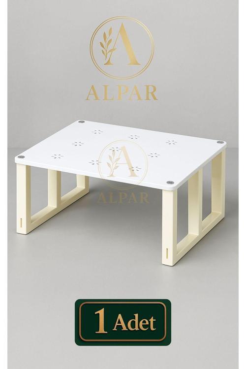 1 Adet Metal Bardak Fincan Rafı Dolap İçi Raf Bardak Yükseltici Yer Tasarrufu Sağlayan Bardak Rafı