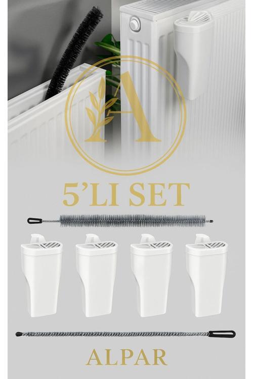 5'Li Set Kalorifer Suluğu Nemlendirici Petek Suluğu Panel Suluğu Ve Petek Temizleme Fırçası