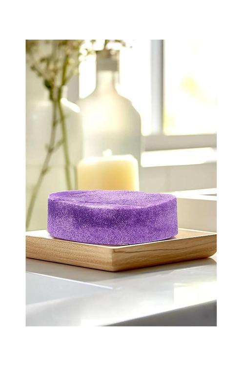 Şık Kalıp Doğal Süngerli Lavanta Özlü Sabun, Besleyici Lavanta Özlü Süngerli Banyo Sabunu 100Gr.