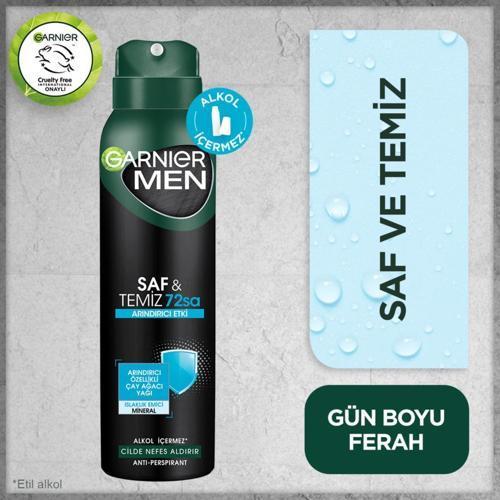 Men Saf ve Temiz Aerosol Sprey 150 ml