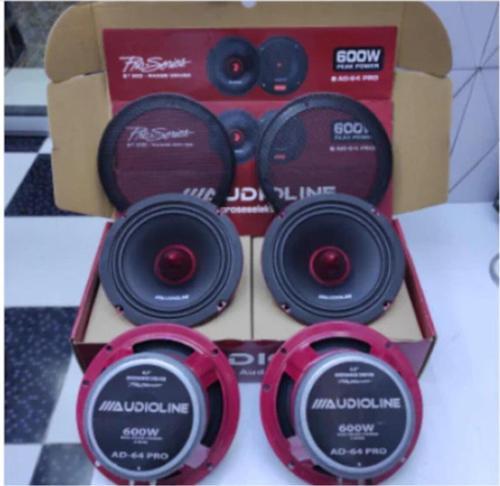 Audıolıne Ad 64 Çifti 1200W 150Rms Orta Göbek Tivitirli Amfı Uyumlu Mitrange
