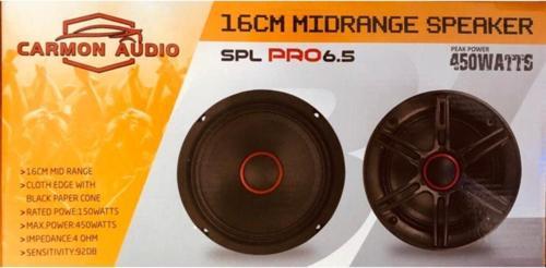 Carmon Audio Spl Pro 6.5 16 Cm Midrange Yeni Seri