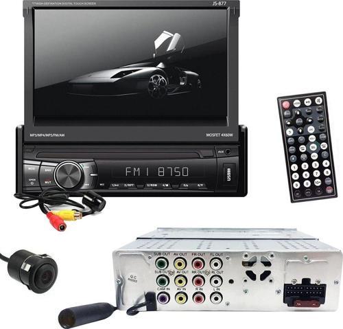 Js-877 Oto Teyp Indash 7 Uyumlu Mirrorlink 4X60W Aux/Fm/Usb/Sd/Bt Kamera Hediyeli