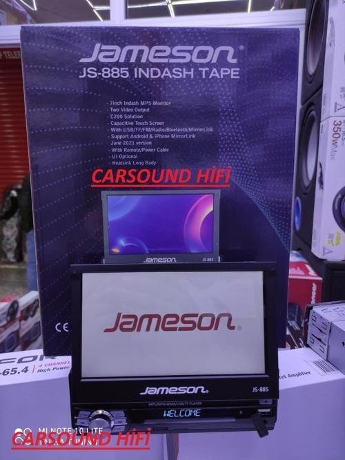 İndash Js 885-887 Gece Ve Geri Görüş Kamera Usb Bt Aux Uyumlu