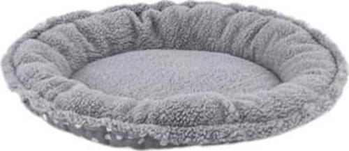 Sunflower Kedi ve Köpek Yatağı Çift Taraflı Gri Dot - Peluş 85 cm.
