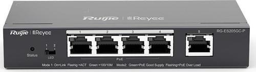 Reyee RG-ES205GC-P 5 Port Poe Gigabit Yönetilebilir Switch