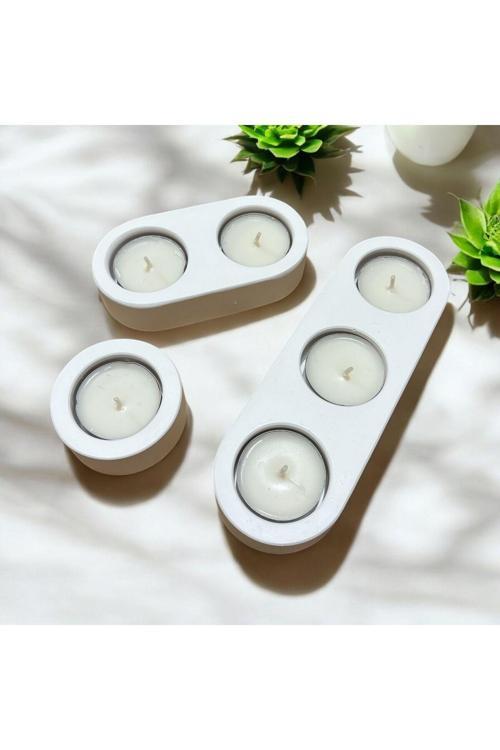 Dekoratif Mumluk 3' Lü Set