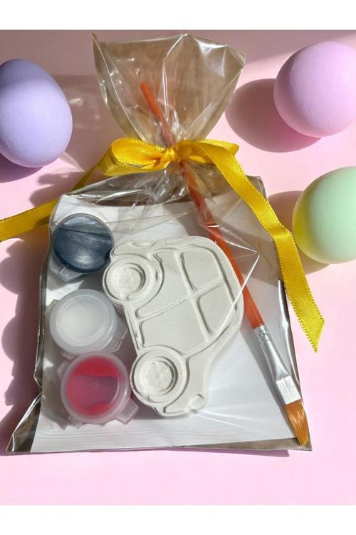 Taşıtlar Araba Boyama Seti, Kendin Yapı, Doğum Günü Hediyesi, Tatil Hediyesi, 10 Adet