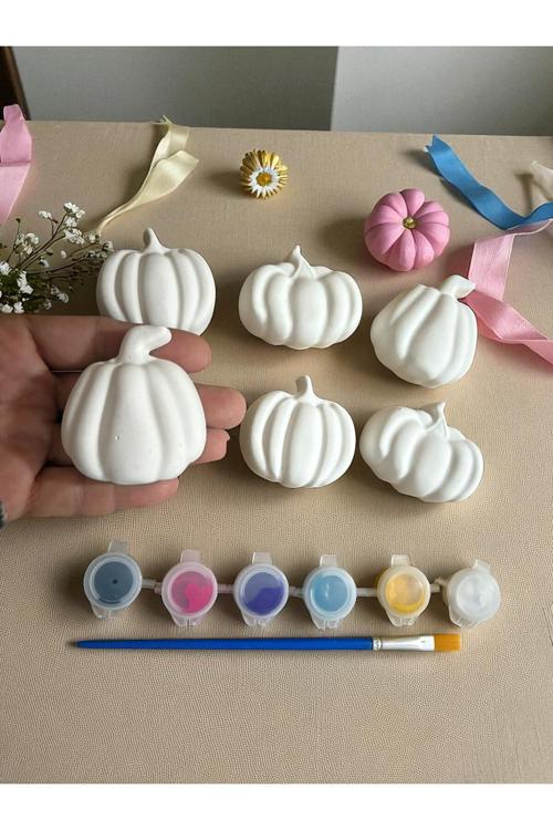 Bal Kabağı Çocuk Aktivite Seti Taş Boyama Kendin Yap